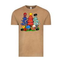 Vintage Camel Christmas With Ice Hockey Trees Vintage Tee - BundleAndBundleShop