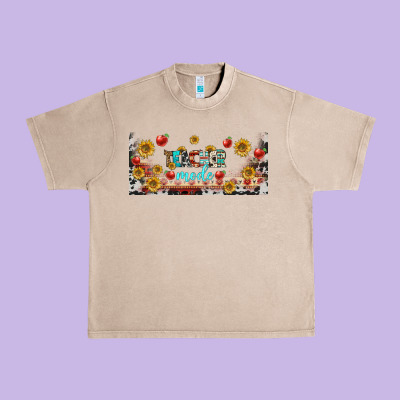 Teacher Mode Libbey Glass Urban Heavy Tee Designed By Bundleandbundleshop