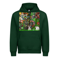 Forest Green easter Urban Hoodie - CowhideDigitalArt