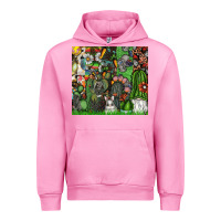 Fuchsia Pink easter Urban Hoodie - CowhideDigitalArt