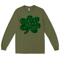 Army Green shamrock st patrick Long Sleeve Tee - Bettercallsaul