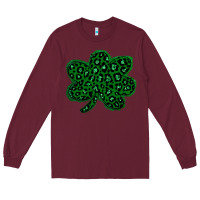 Burgundy shamrock st patrick Long Sleeve Tee - Bettercallsaul