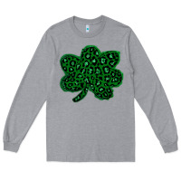 Heather Grey shamrock st patrick Long Sleeve Tee - Bettercallsaul