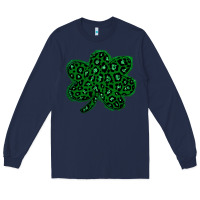 Navy shamrock st patrick Long Sleeve Tee - Bettercallsaul