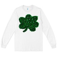 White shamrock st patrick Long Sleeve Tee - Bettercallsaul