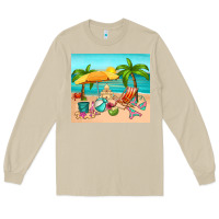 Mushroom summer Long Sleeve Tee - RanaPortraitStore