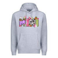 Heather Grey Easter mini Premium Hoodie - OliviaCreatesArt