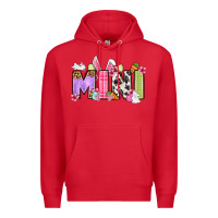 Red Easter mini Premium Hoodie - OliviaCreatesArt
