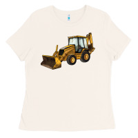 Bone Backhoe Loader Truck Ladies Tee - LillyAllenDesigns