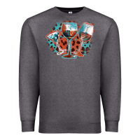 Charcoal Heather American wines Premium Sweatshirt - FaDigitalArtStudio