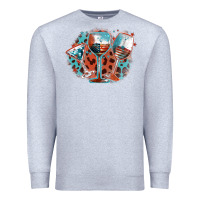 Heather Grey American wines Premium Sweatshirt - FaDigitalArtStudio
