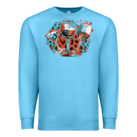 Ocean Blue American wines Premium Sweatshirt - FaDigitalArtStudio