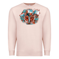 Pale Pink American wines Premium Sweatshirt - FaDigitalArtStudio