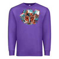 Purple American wines Premium Sweatshirt - FaDigitalArtStudio