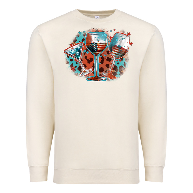 American Wines Premium Sweatshirt by FaDigitalArtStudio | Teevron