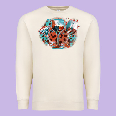 American Wines Premium Sweatshirt Designed By Fadigitalartstudio