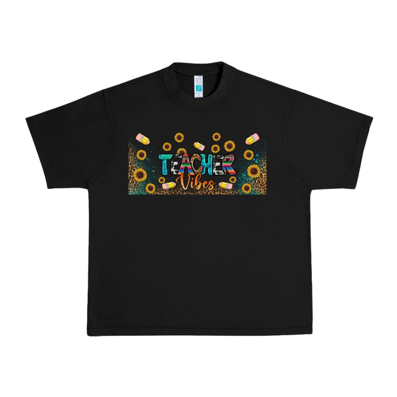 Teacher Vibes Libbey Glass Urban Heavy Tee by BundleAndBundleShop | Teevron