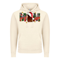 Vintage Artic Western Mom With Woman In Santa Hat Vintage Hoodie - BundleAndBundleShop