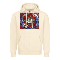 Sandshell patriotic tie dye Zipper Hoodie - CowGirlArtShop
