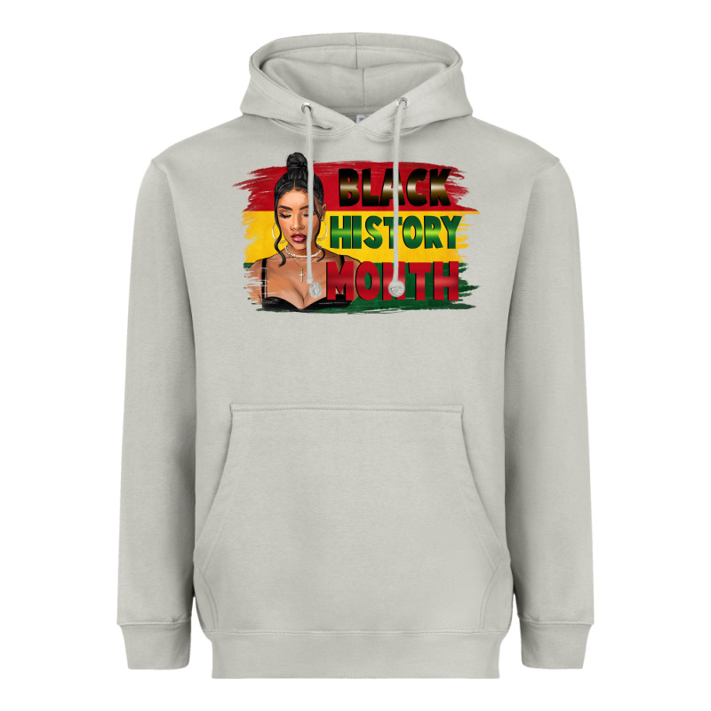 Black History Month Black Girl Heavyweight Hoodie by FaDigitalArtStudio | Teevron