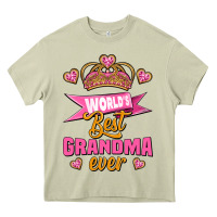 Mossy world's best grandma ever Heavy Core Tee - Jasminsmagicworld