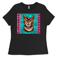 Black Western Bengal Cat Ladies Tee - LillyAllenDesigns