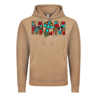 Vintage Coffee Western Mom With Cross Vintage Hoodie - BundleAndBundleShop