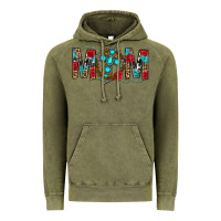 Vintage Olive Western Mom With Cross Vintage Hoodie - BundleAndBundleShop