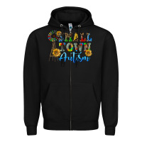 Black small town autism Zipper Hoodie - CowGirlArtShop