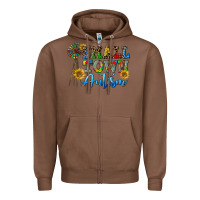Chestnut small town autism Zipper Hoodie - CowGirlArtShop