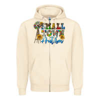 Sandshell small town autism Zipper Hoodie - CowGirlArtShop