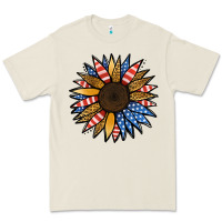 Bone Patriotic Sunflower Premium Tee - Jasminsmagicworld