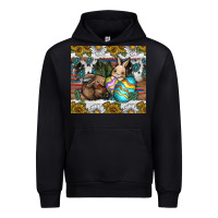 Black easter Urban Hoodie - CowhideDigitalArt