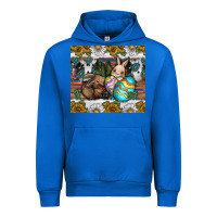 Cobalt easter Urban Hoodie - CowhideDigitalArt