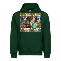 Forest Green easter Urban Hoodie - CowhideDigitalArt
