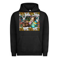 Pigment Black easter Urban Hoodie - CowhideDigitalArt
