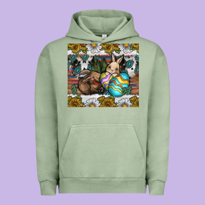 Easter Urban Hoodie Designed By Cowhidedigitalart