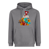 Storm Football Frappe Coffee Heavyweight Hoodie - FaDigitalArtStudio