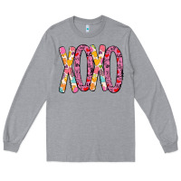 Heather Grey Valentine Xoxo Long Sleeve Tee - Bettercallsaul