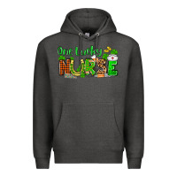 Charcoal Heather St. Patrick's One lucky Nurse Premium Hoodie - OliviaCreatesArt