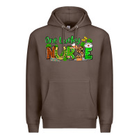 Coffee St. Patrick's One lucky Nurse Premium Hoodie - OliviaCreatesArt