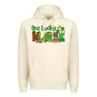 Sandshell St. Patrick's One lucky Nurse Premium Hoodie - OliviaCreatesArt