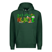 Sports Green St. Patrick's One lucky Nurse Premium Hoodie - OliviaCreatesArt