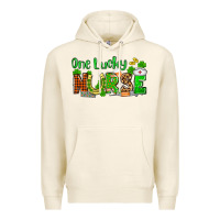 Tofu St. Patrick's One lucky Nurse Premium Hoodie - OliviaCreatesArt