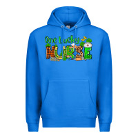 True Royal St. Patrick's One lucky Nurse Premium Hoodie - OliviaCreatesArt