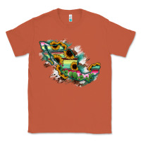 Copper Guerrero Mexico Sunflower Map Classic Tee - RanaPortraitStore