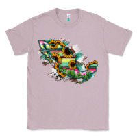 Lilac Guerrero Mexico Sunflower Map Classic Tee - RanaPortraitStore