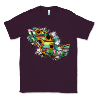Plum Guerrero Mexico Sunflower Map Classic Tee - RanaPortraitStore