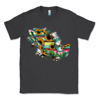 Smoke Guerrero Mexico Sunflower Map Classic Tee - RanaPortraitStore