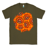 Army Green Thanksgiving Turkey With Tartan Patch Classic Tee - BundleAndBundleShop